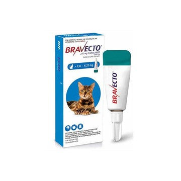 Bravecto Cat 2.8-6.25Kg Spot On *3 Month Treatment