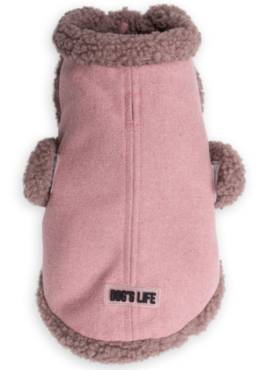 DLWN Wool Winter Coat with Sherpa Fleece