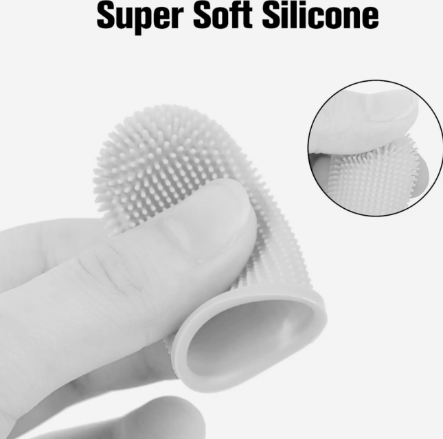 Petdent Finger Mitten Silicone 2pk