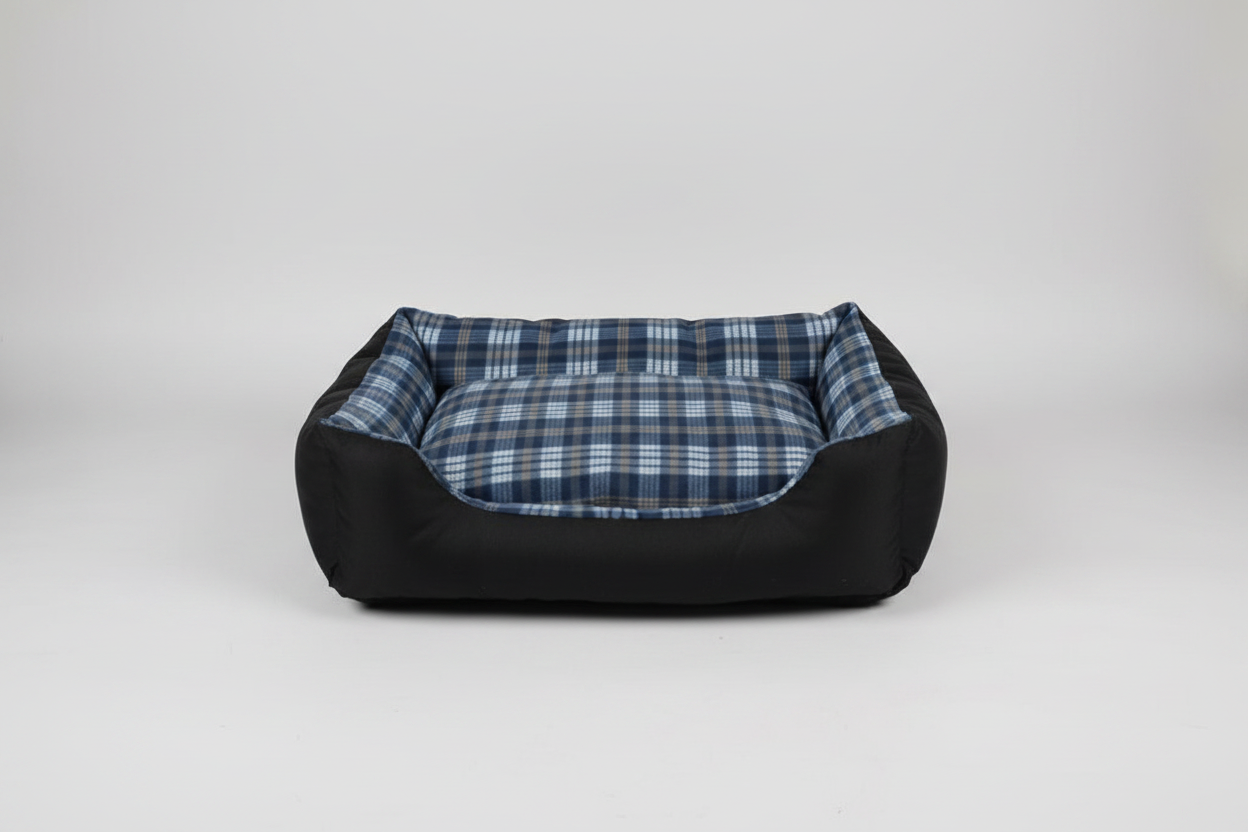 Petsa Canvas & Fleece Budget Dog Bed