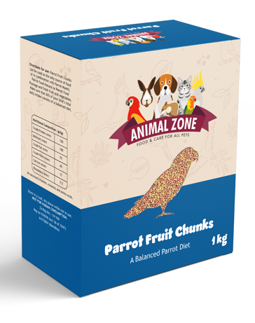 Animal Zone Parrot Fruit Chunks 1kg