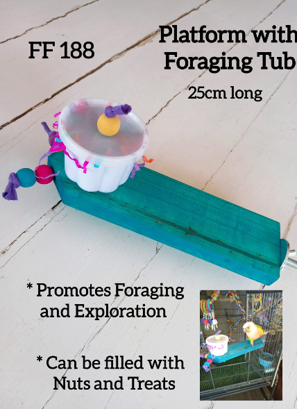 Platform With Foraging Tub