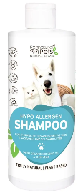 Pannatural Dog/Cat Hypo Allergenic Shampoo 500ml