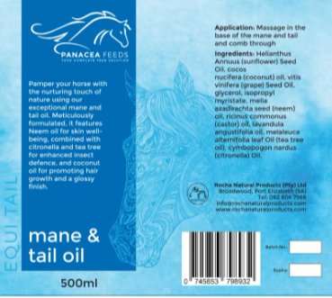 Panacea Feeds Equi Tail - 500ml