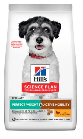 Hill's SP Perfect Weight & Active Mobility Small & Mini 1.5kg