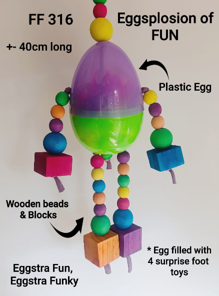 Eggsplosion Of Fun Bird Toy