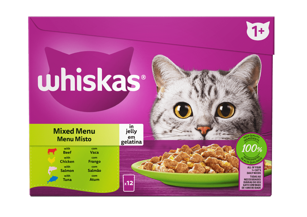 Whiskas Mixed Menu Selection In Jelly