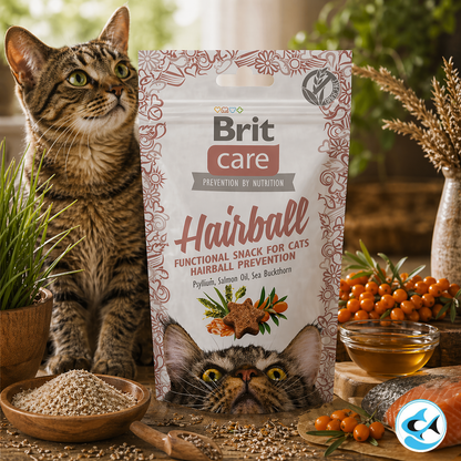 Brit Care Semi-Moist Hairball Cat Snack 50g