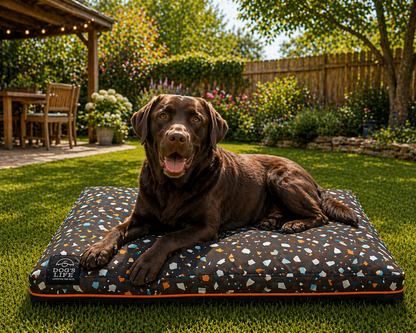 Dogs Life Box Pad Bed Marble - Brown
