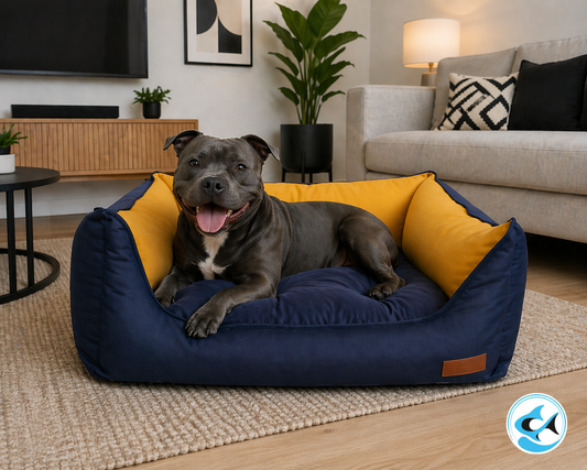 Huntlea Koletto Queen Bed Pagent Blue