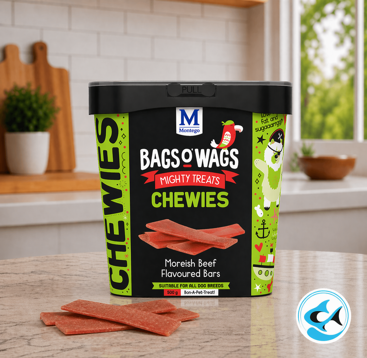 Montego Bags O' Wags - Moreish Beef Bars