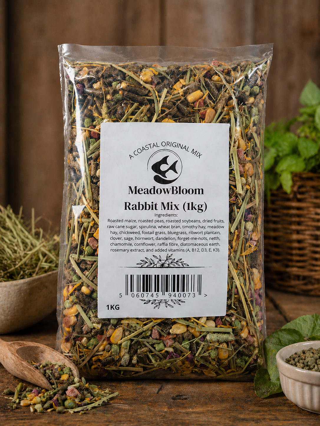MeadowBloom Rabbit Mix 1KG