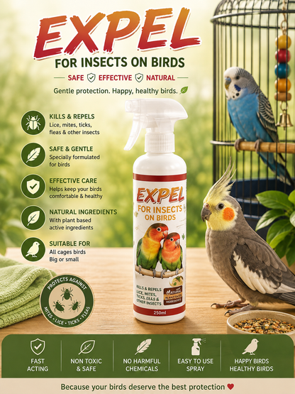 Robalon Expel for insects on birds 250ml