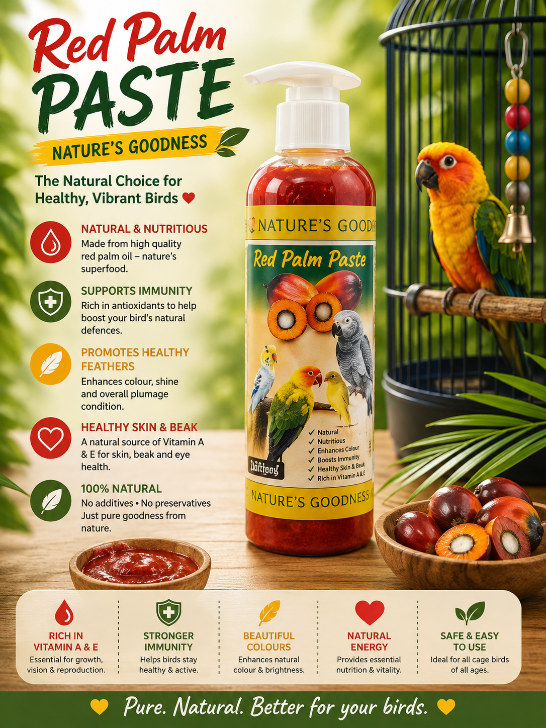 Natures Oils - Red Palm Fruit Oil 250ML