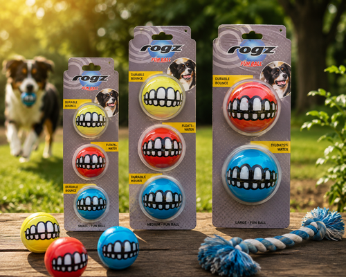 Rogz Grinz MultiPack 3 Balls