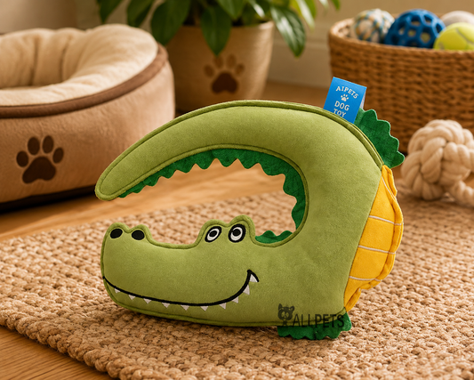 Q-Monster plush crocodile Squeaker Toy
