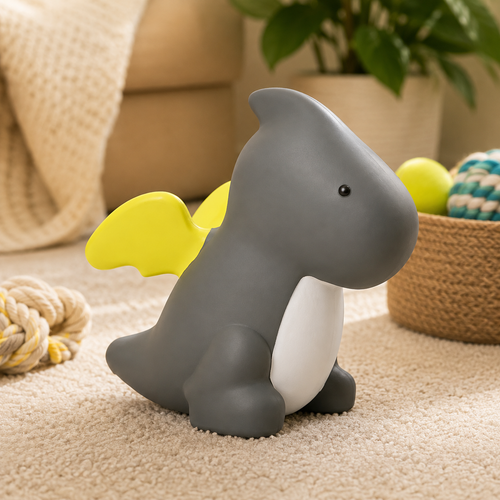 Q-Monster Dino Squeaky Toy
