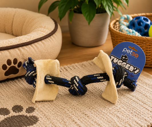 Tuggers Rawhide Chip Rope Toy