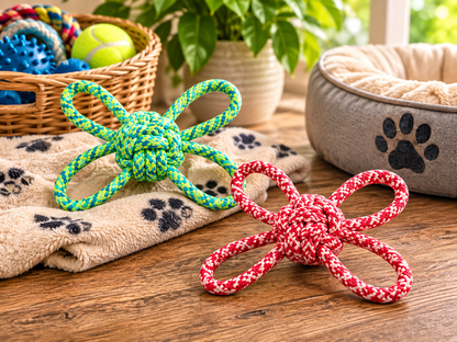 Zugo Dog Rope Twist Butterfly Loop
