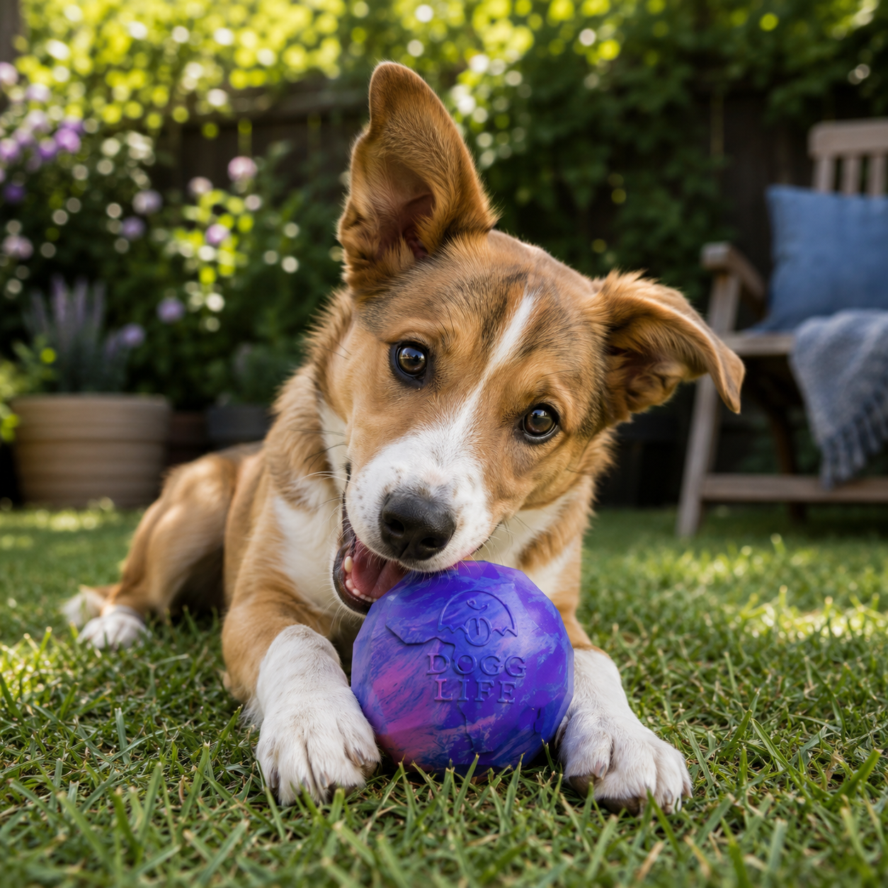 Dog's Life Rubber Dog Toy