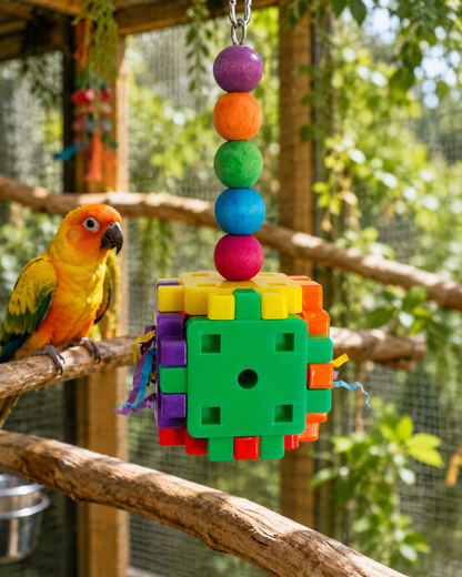Curiosity Cube Bird Toy