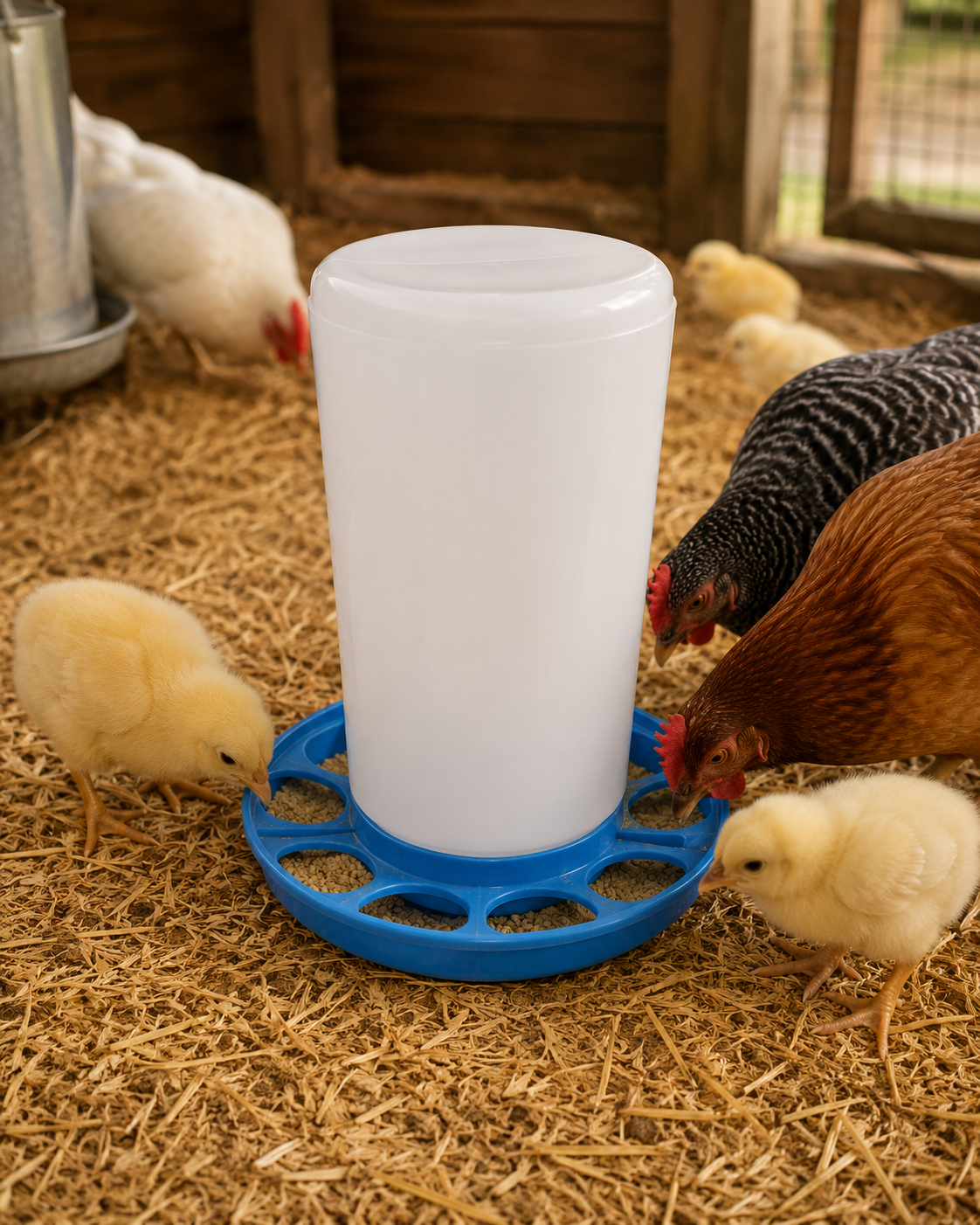 1.2L Food  dispenser for Aviarys