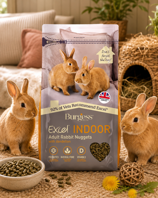 Burgess Excel Indoor Rabbit Food with Dandelion 1.5kg