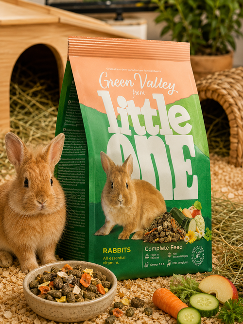 Little One GreenValley Fibre Food - Rabbits 750g