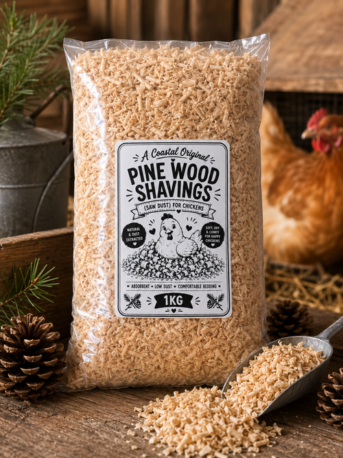 Coastal Pine Wood Shavings 1kg