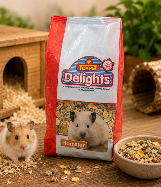Top Pets Hamster Delights - 1kg