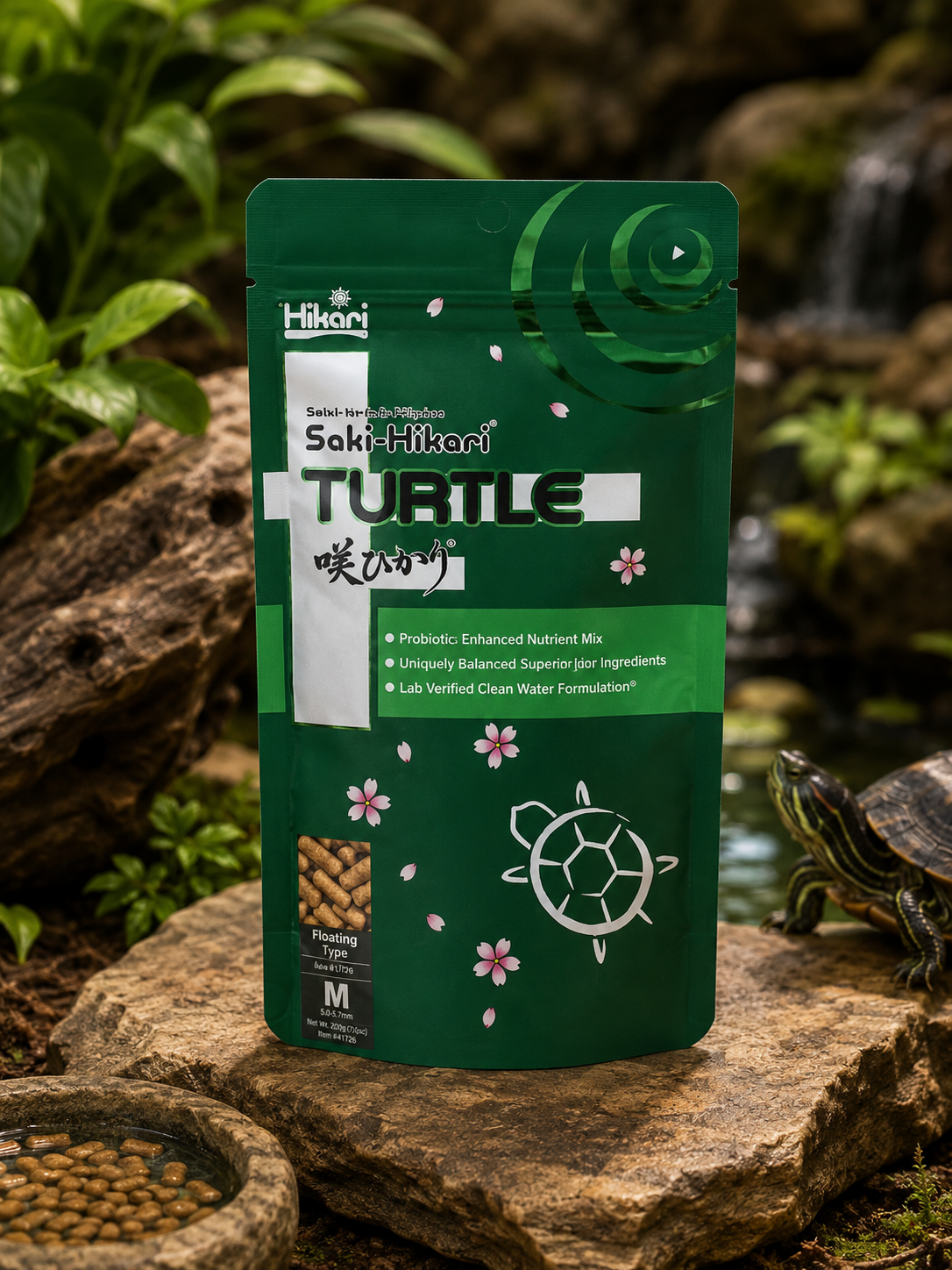 Hikari Saki Floating Turtle Sticks 200g