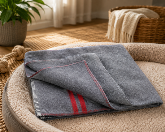 SC Blanket Grey Woven 75x100cm