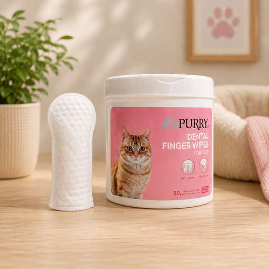 Purry Dental Finger Wipes For Cats
