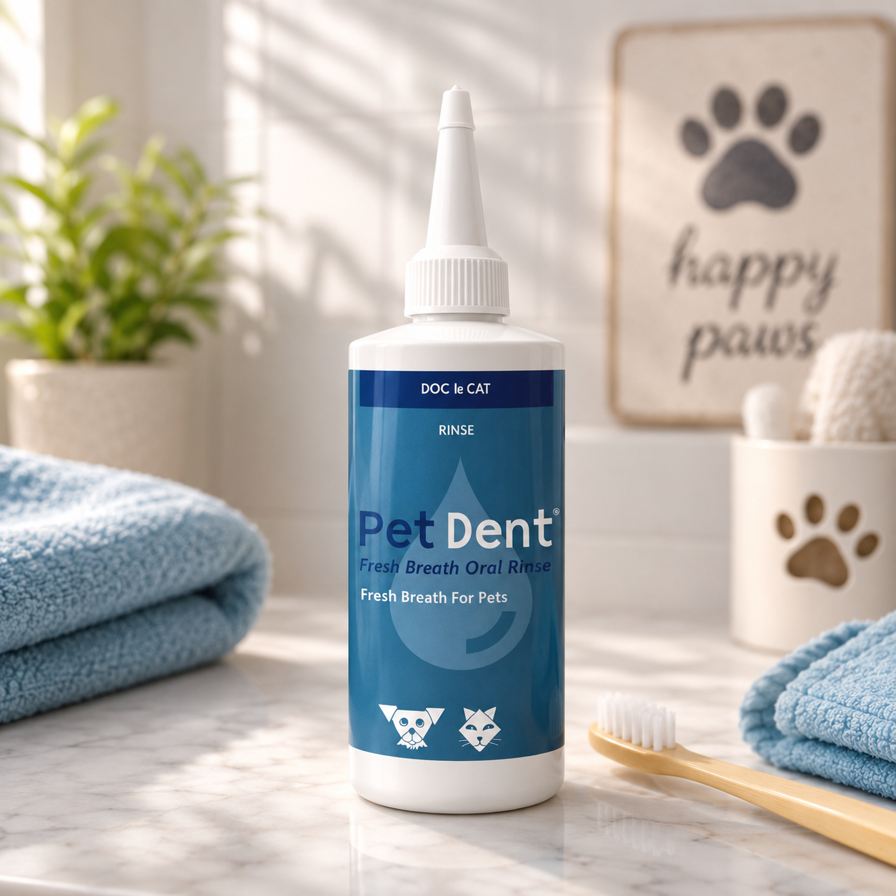 Petdent Fresh Breath Oral Rinse 100ml