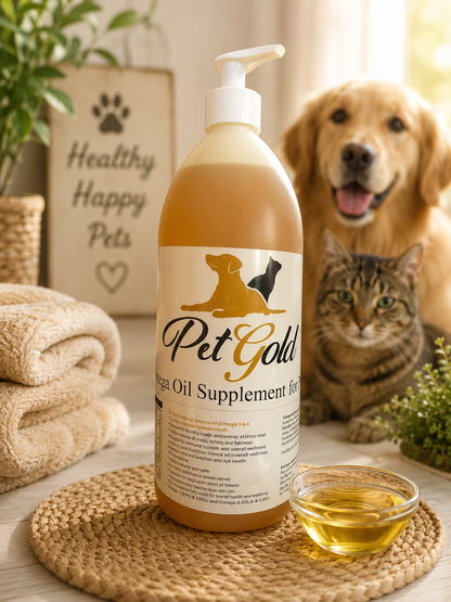 Pet Gold Omega Oil Supplement 1L