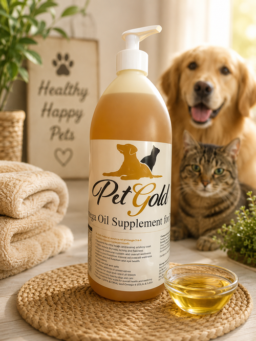 Pet Gold Omega Oil Supplement 1L