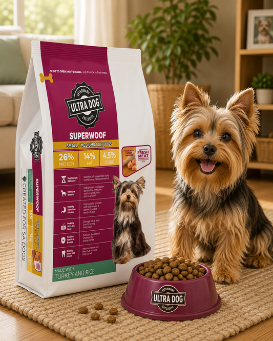 Ultra Dog Superwoof Turkey & Rice Small/Medium Adult