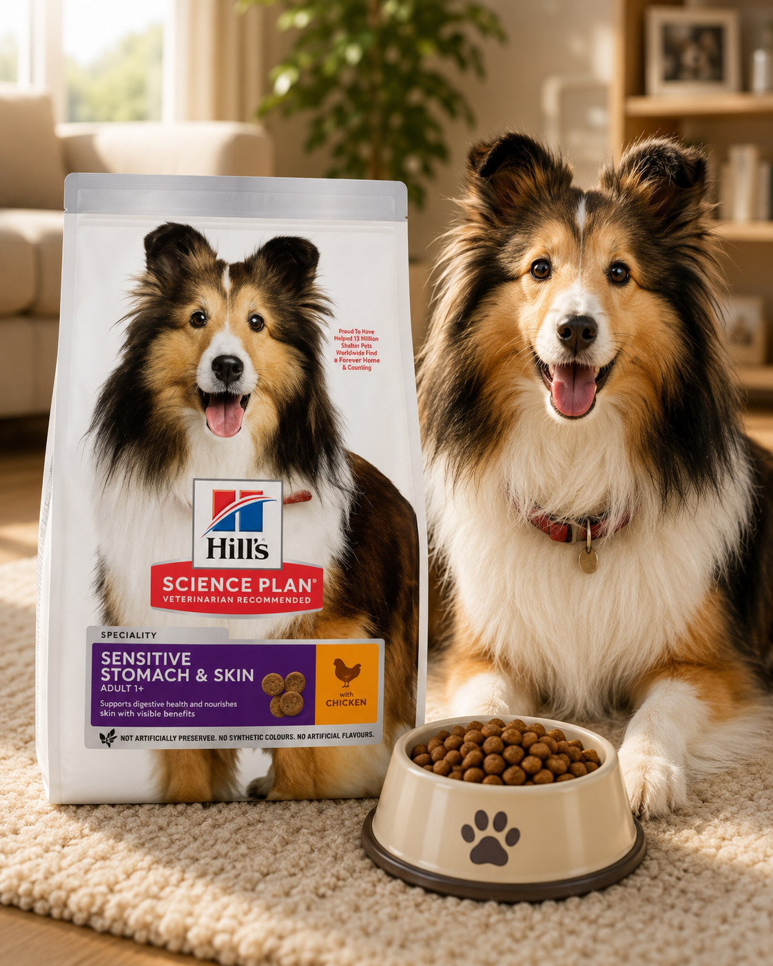 Hill’s Science Plan Adult Sensitive Stomach & Skin Medium Breed