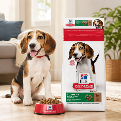 Hill’s Science Plan Puppy Medium Dry Dog Food Lamb & Rice Flavour