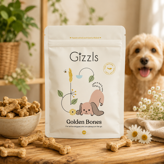 Gizzls Golden Bones Dog Treats