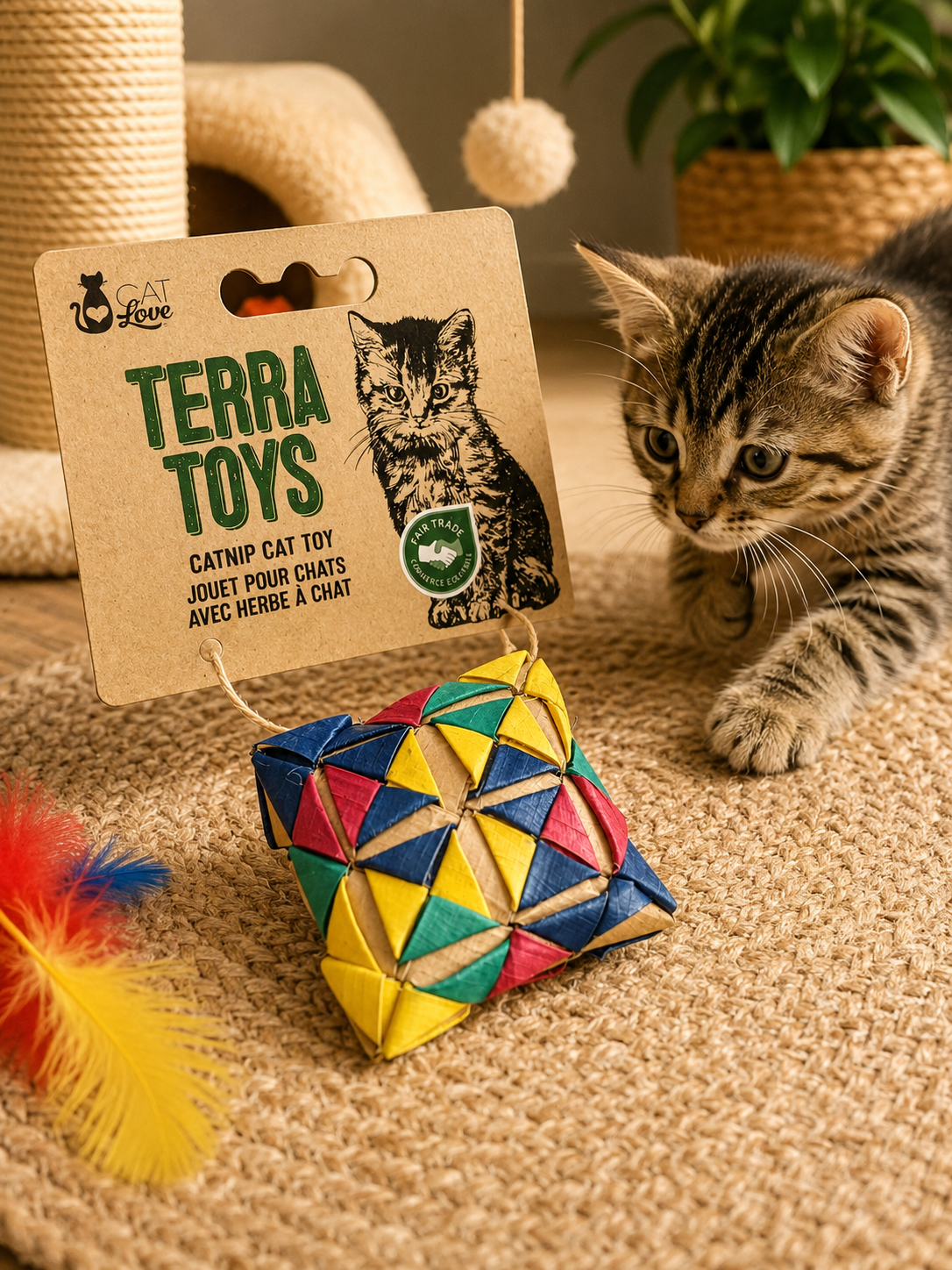 Terra Toy Catnip Pillow