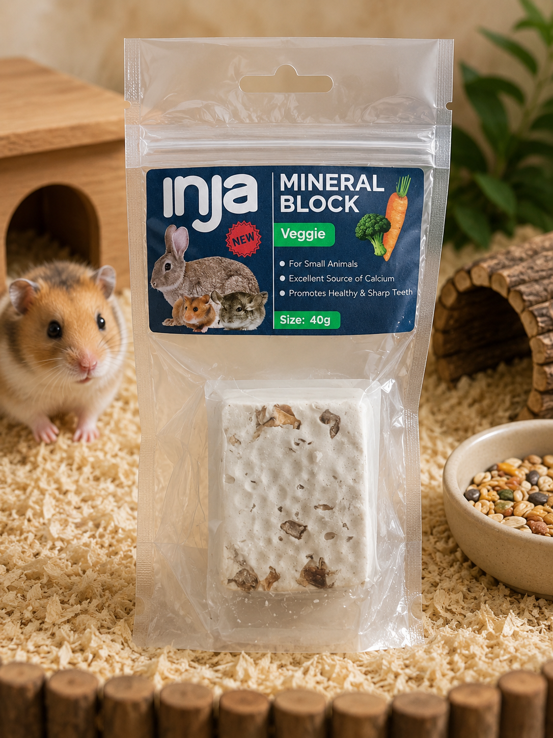 Inja Mineral Blocks for Small Animals 40g