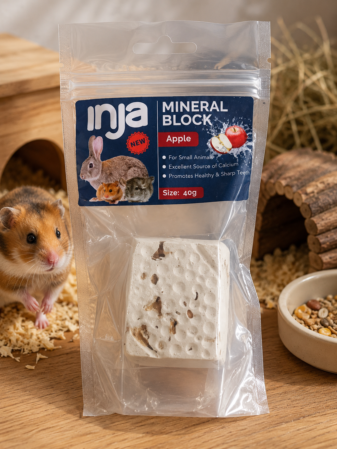 Inja Mineral Blocks for Small Animals 40g