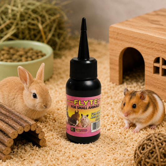 Flyte Pour on Small Animal Dewormer & Anti Parasite 30ml
