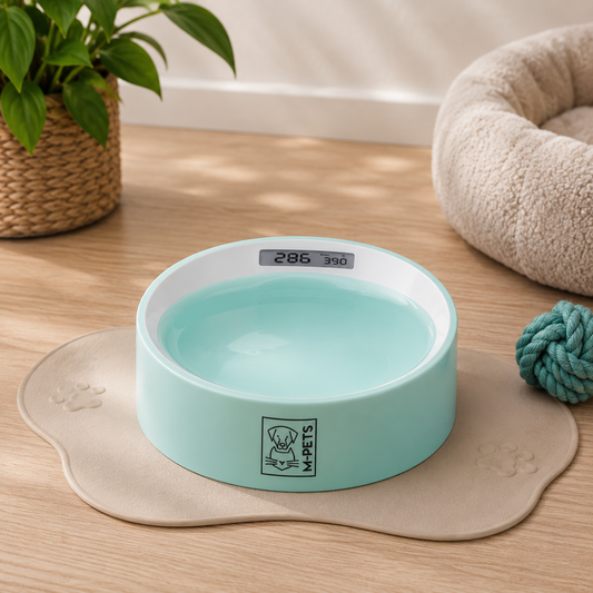 Mpets Yumi Smart Bowl - Round Shape  Green