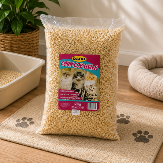 Corn Cob Litter for Cats 2Kg