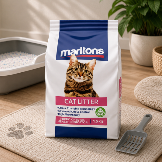 Marltons Micro Crystal Cat Litter with Health Indicator