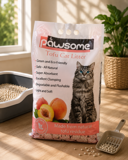 Pawsome Tofu Cat Litter 7L
