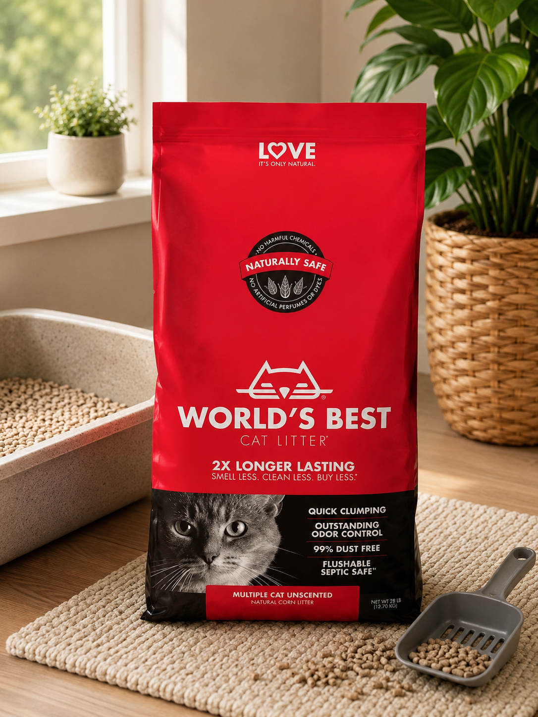 World's Best Cat Litter Multiple ( Unscented )