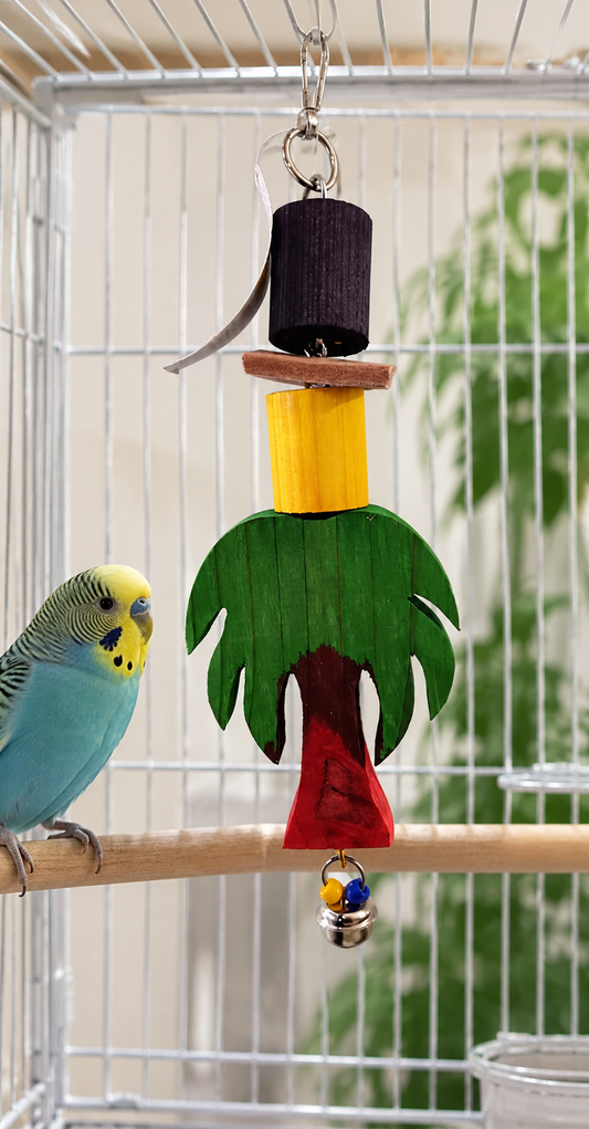 Palm Wooden Bird Toy